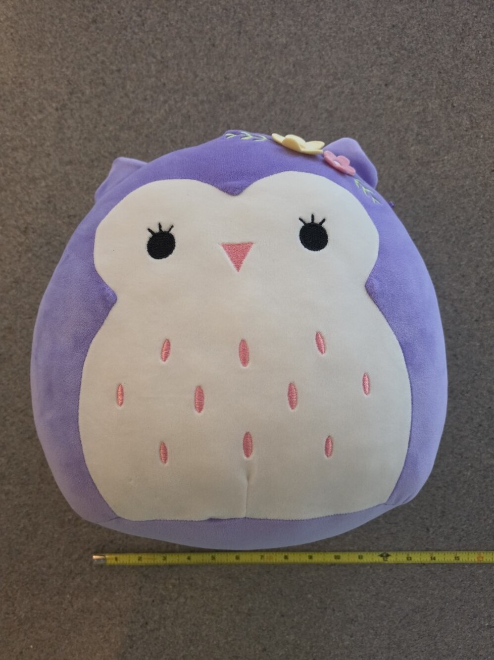 Squishmallows Flower Holly Owl, 13"